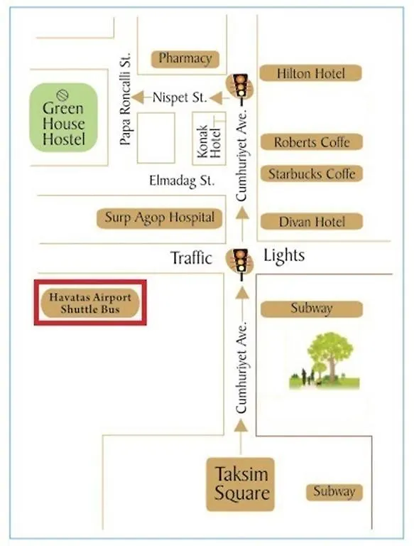 Taksim Hostel Green House Istanbul 0*,  Türkei